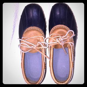 LL Bean Duck Boots Women’s 8 9 Navy Blue